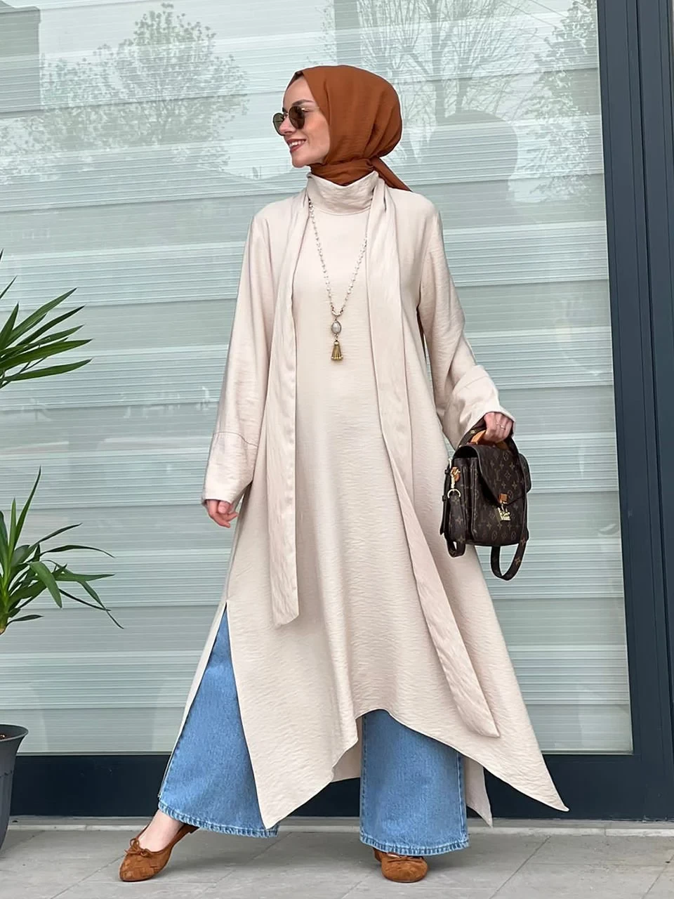 Gabrah Beige Tunic - 2nd image