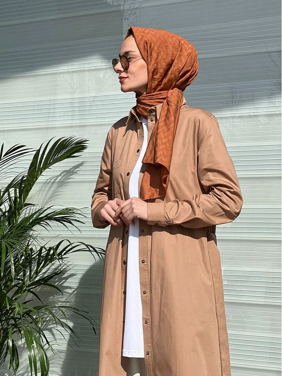 Camel Cape Shirt - 2nd image